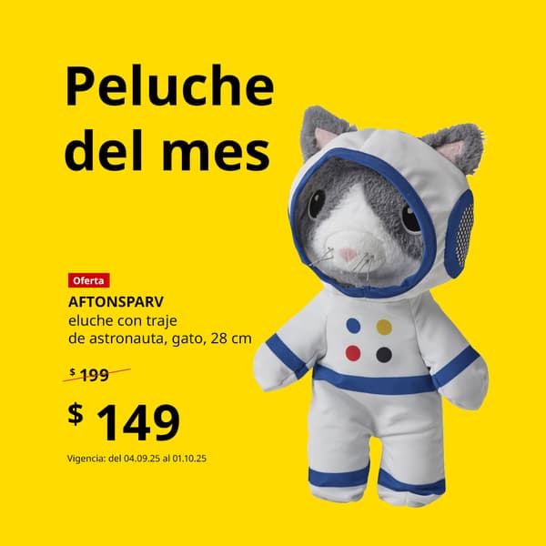 Peluche del mes de 199 a 149