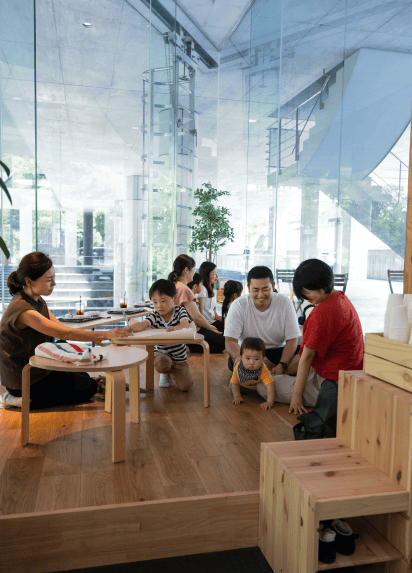 People having fun in a Café