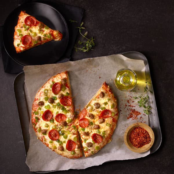 Pepperoni pizza.