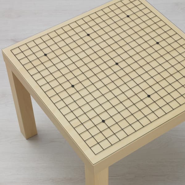 Personalizar unha mesa LACK con cristal