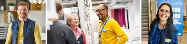 personnes travaillant chez ikea