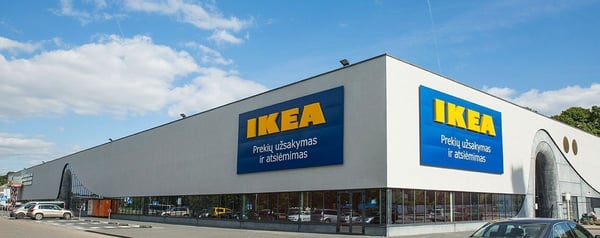 Photo of IKEA pick-up and order point in Kaunas.