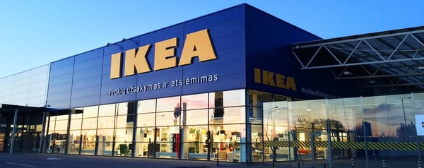 Photo of IKEA pick-up and order point in Klaipėda.