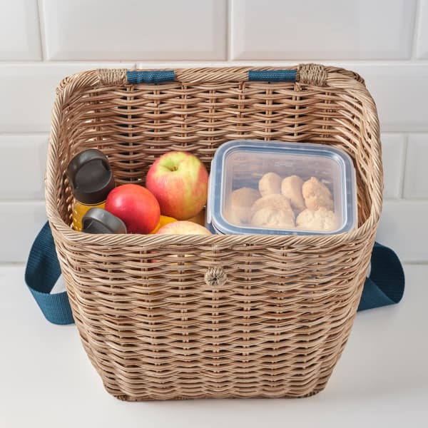 picnic baskets and backpacks
