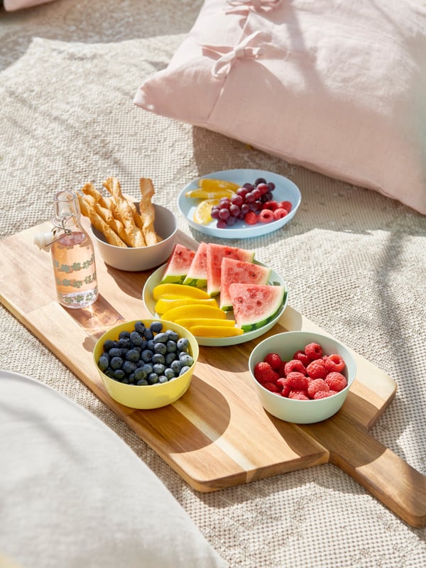 A colourful table set for enjoying long summer days IKEA Switzerland