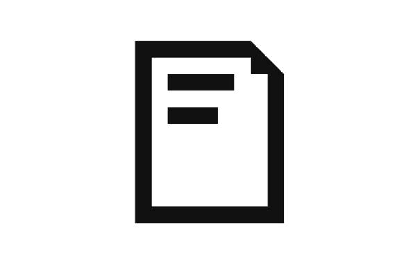 Pictograma de un documento