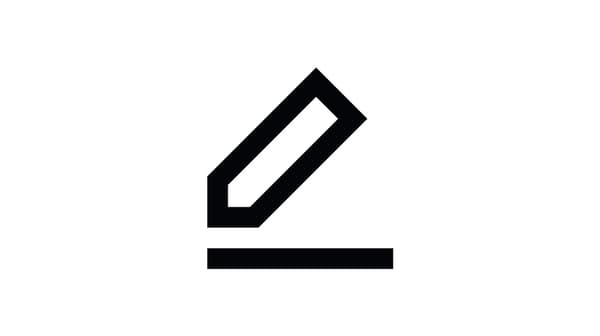 Pictogramme d'un personnage et d'un crayon