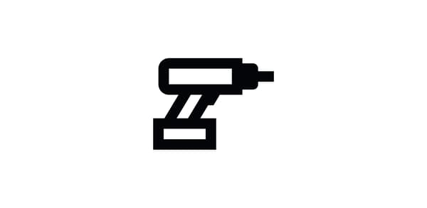 Pictogramme d'une perceuse