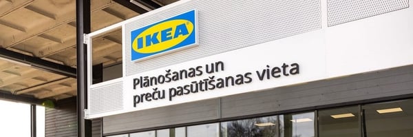 Picture of IKEA pick-up and order point in Liepaja