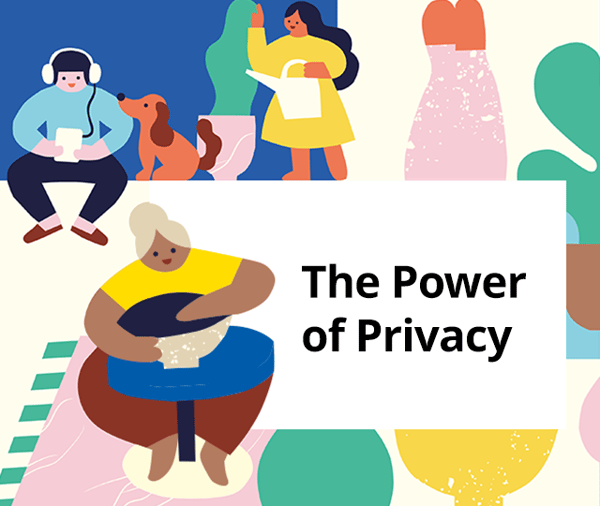 Picture of the report with a title The power of privacy