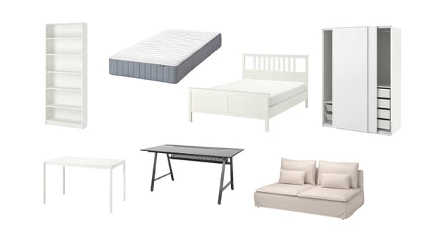 Pictures of many furniture products.