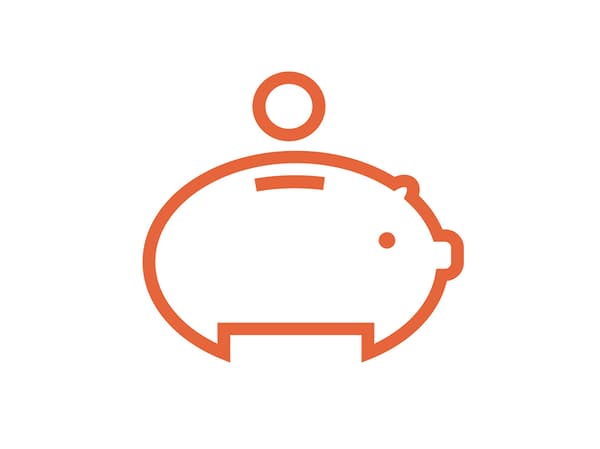 Piktogram świnki skarbonki