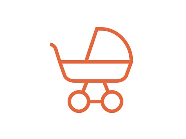 Piktogram wózka dziecięcego