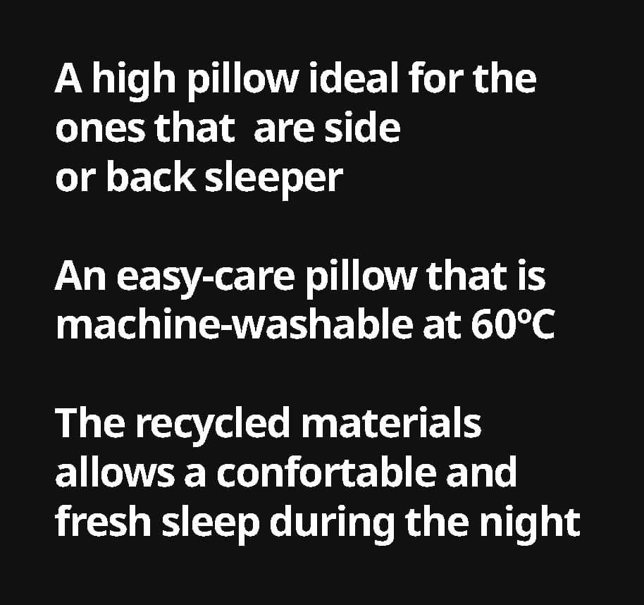 Pillow benefits