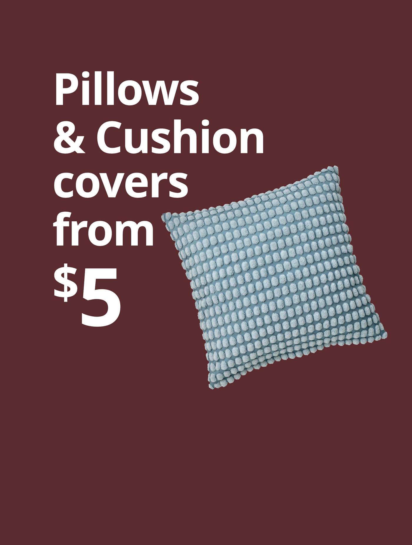 Pillows & Cushion covers from $5