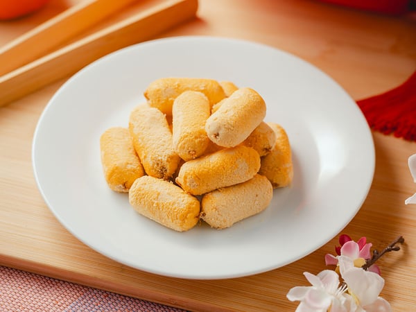 Pineapple roll cookies