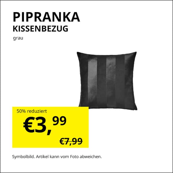 Pipranka Kissenbezug für 3,99 € statt 7,99€.