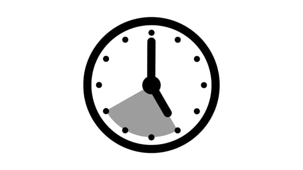 Pittogramma con orologio