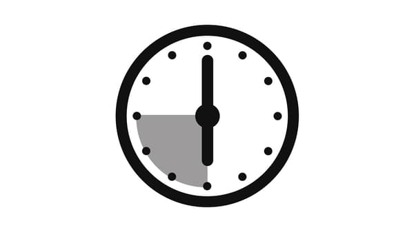 Pittogramma con orologio