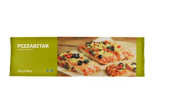 PIZZABITAR Pizza, vegetarián, mražená, 7x 100g