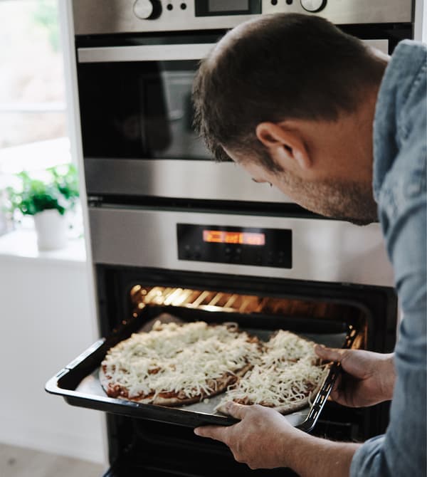 Pizzas don’t take long to cook