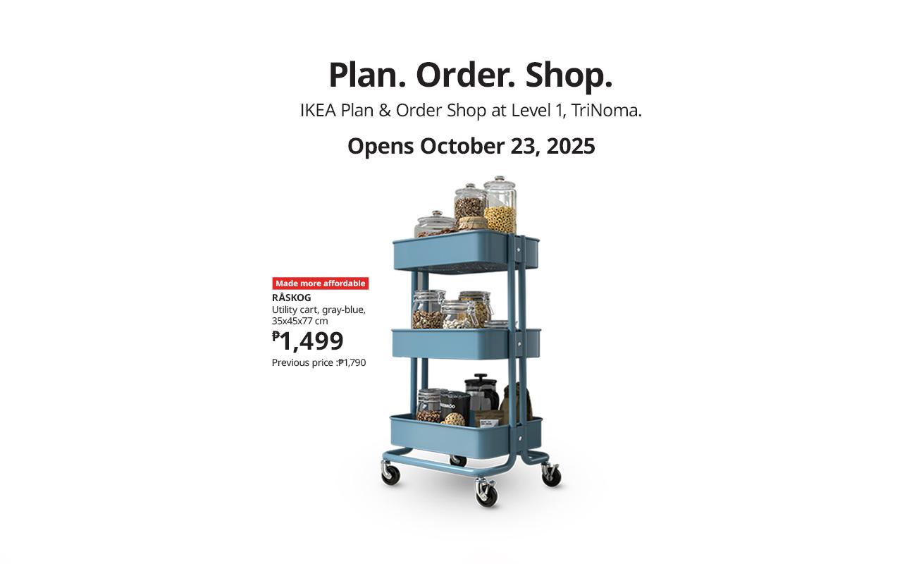 Plan. Order. Shop.