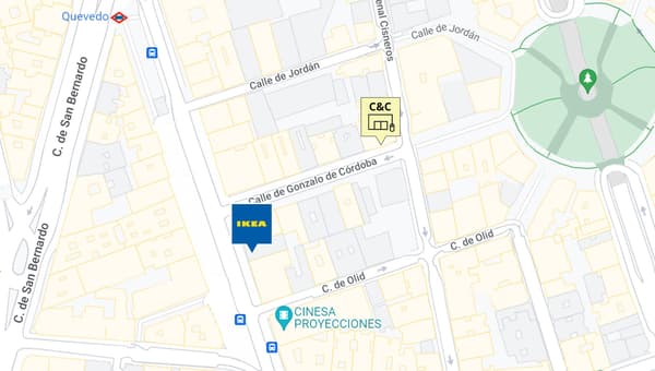 plano IKEA Chamberí