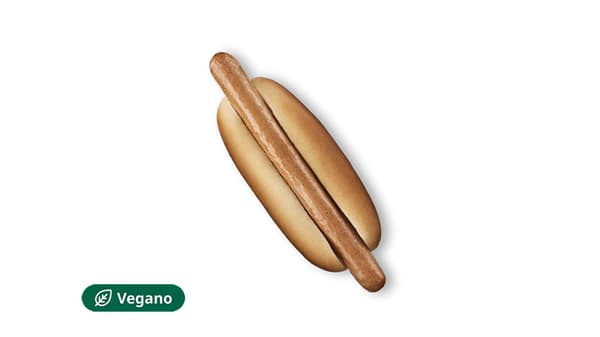 Plant Dog Hot-dog a base di proteine vegetali.
