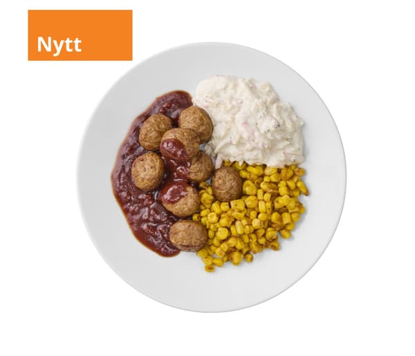 Plantbullar på en tallrik