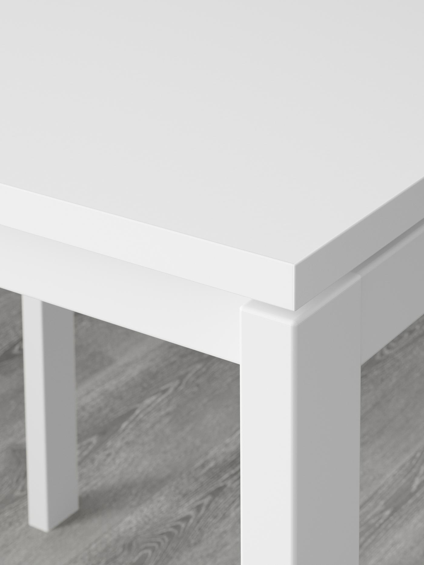 Plateau de table MELLTORP blanc en mélaminé