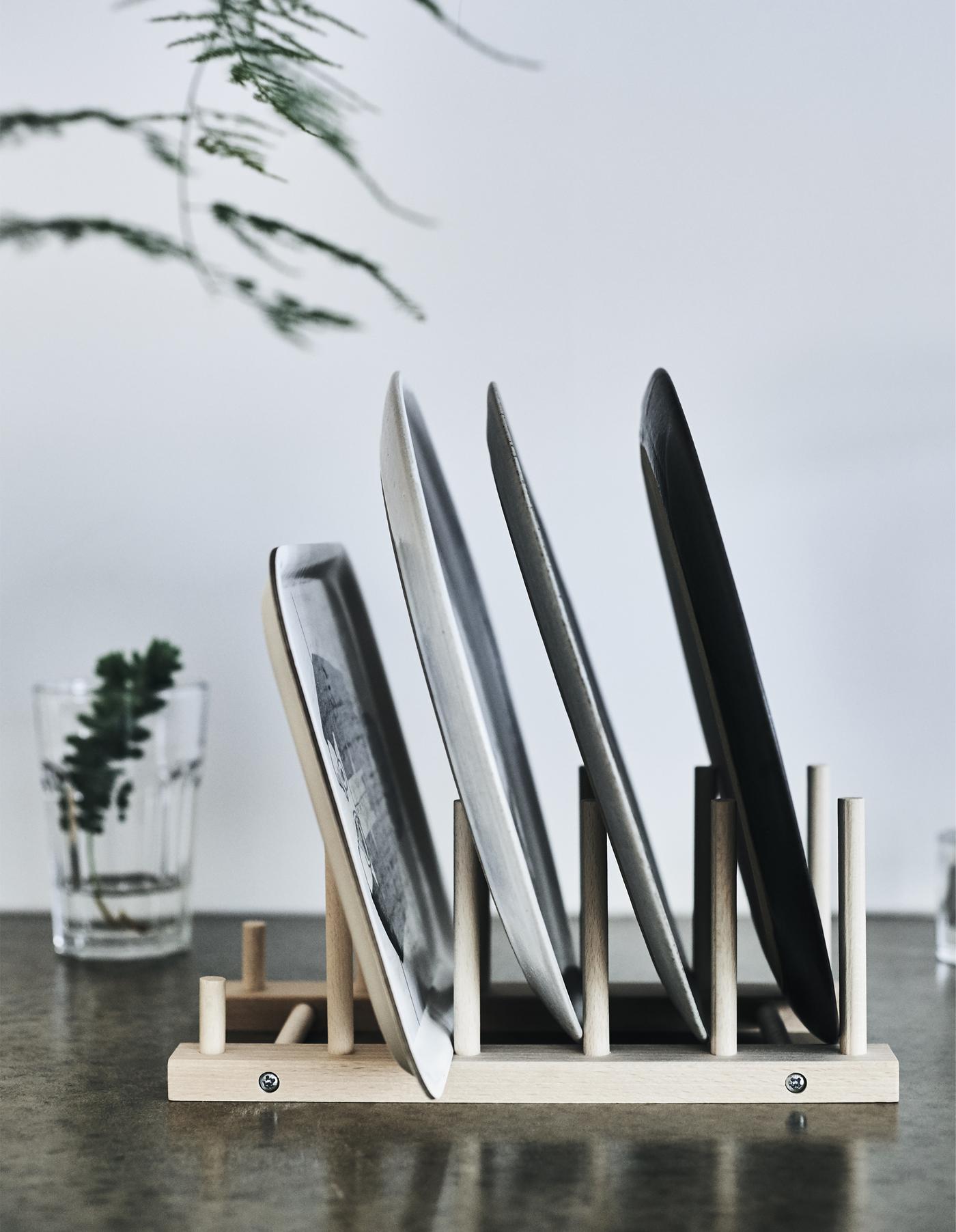 Shop Plate Rack Vertical Plate Rack Ikea - Wooden Plate Rack Ikea