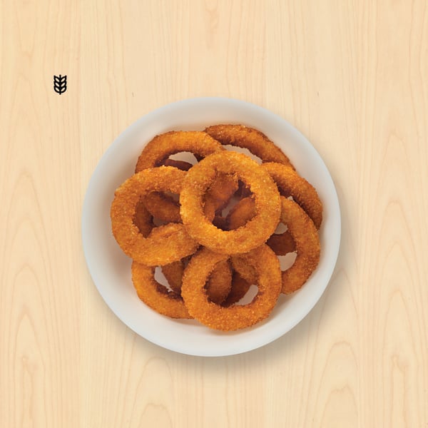 Plato de aros de cebolla