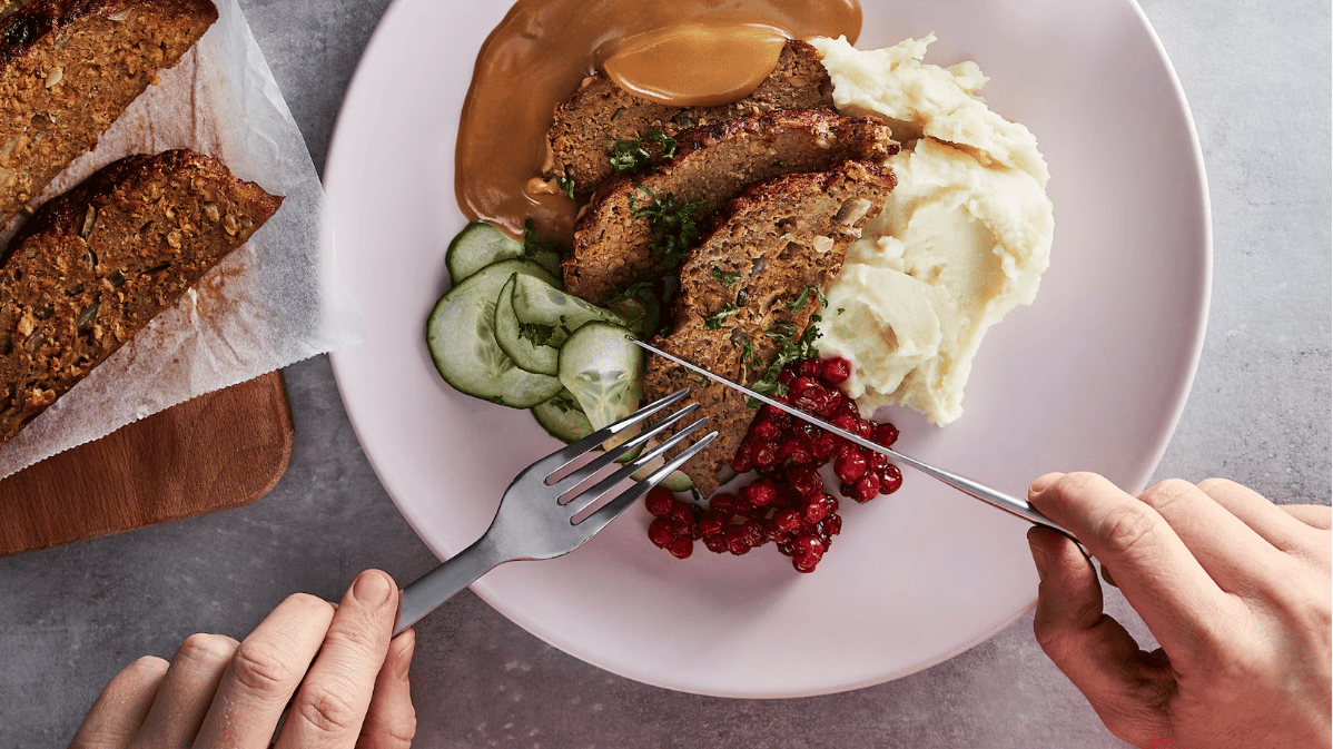 Plato de carne picada con puré de papas