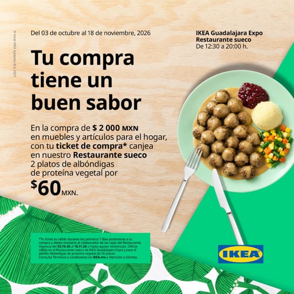 Plato grande de albóndigas vegetarianas