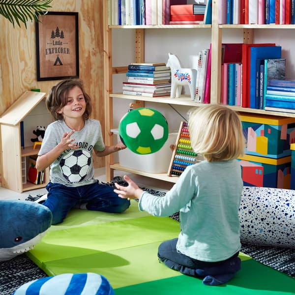 PLUFSIG Folding gym mat, green, 78x185 cm