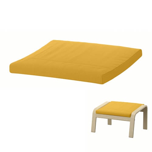POÄNG
Footstool cushion, Skiftebo yellow