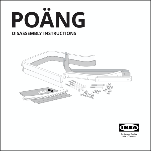 POANG disassembly instructions