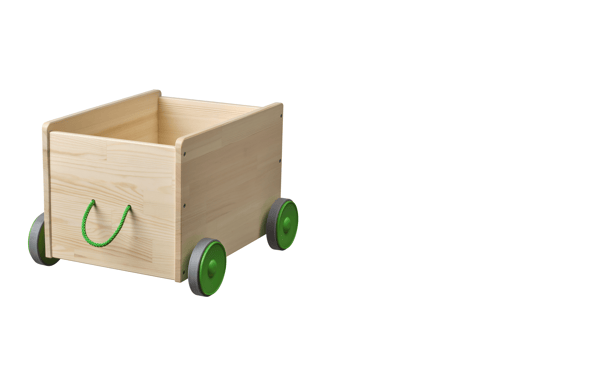 pojizdný úložný díl na hračky