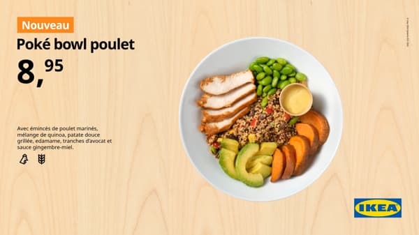 Poké bowl poulet