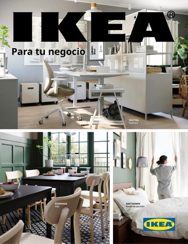 Portada de catálogo IKEA para tu negocio