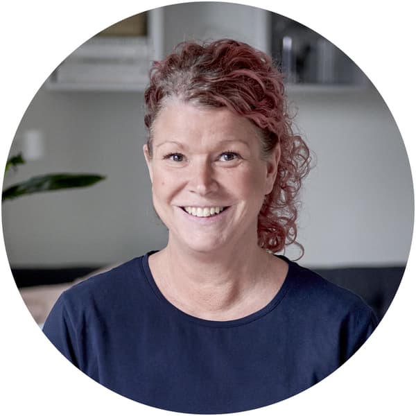 Porträttbild på inredare Marie Rabelin.