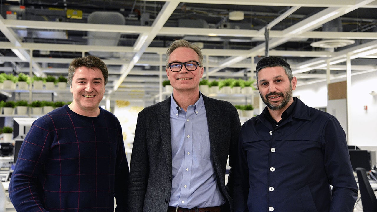 Portrait of Javier Quiñones, Lars Petersson, and Tolga Öncü
