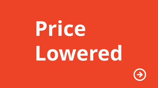 Price lowered