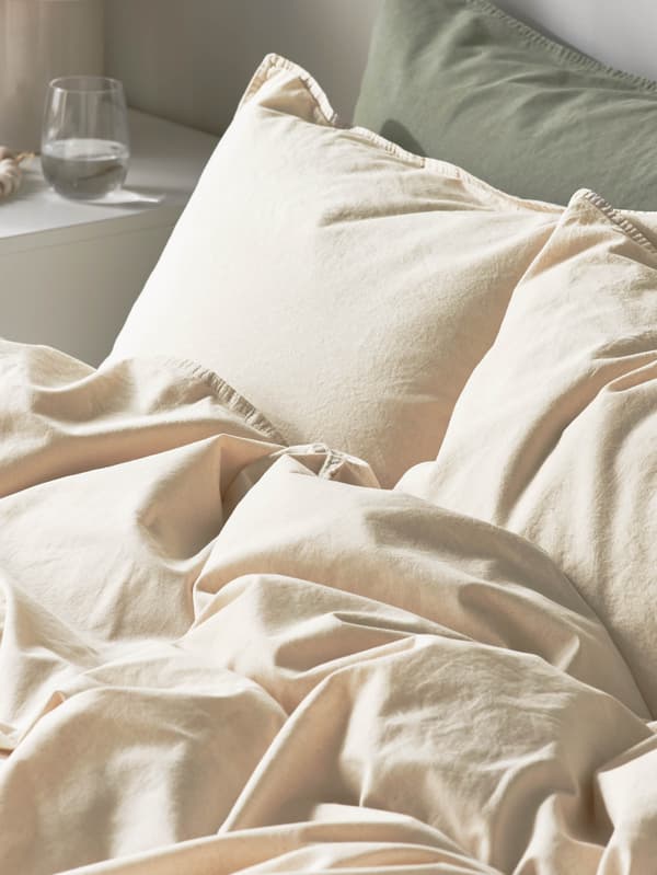Prírodné posteľné obliečky ÄNGSLILJA.