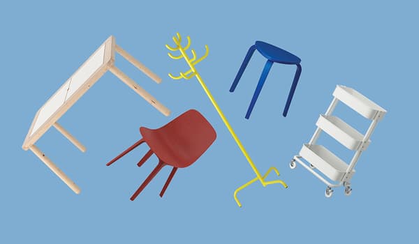 Prodotti IKEA per l'asta seconda vita