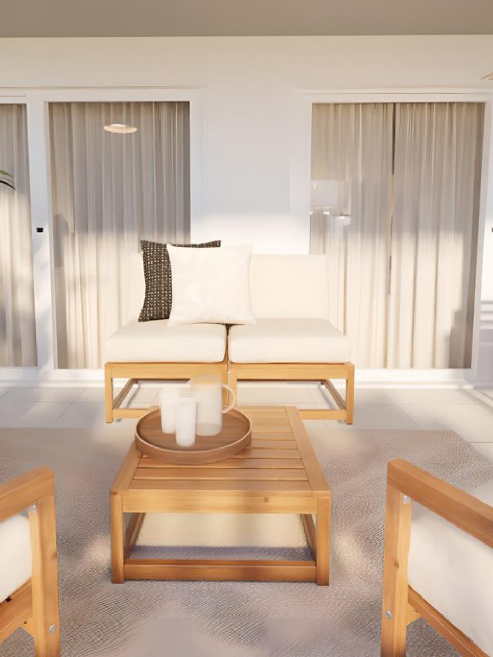 Projeto de Design de interiores de a varanda com a gama NÄMMARÖ