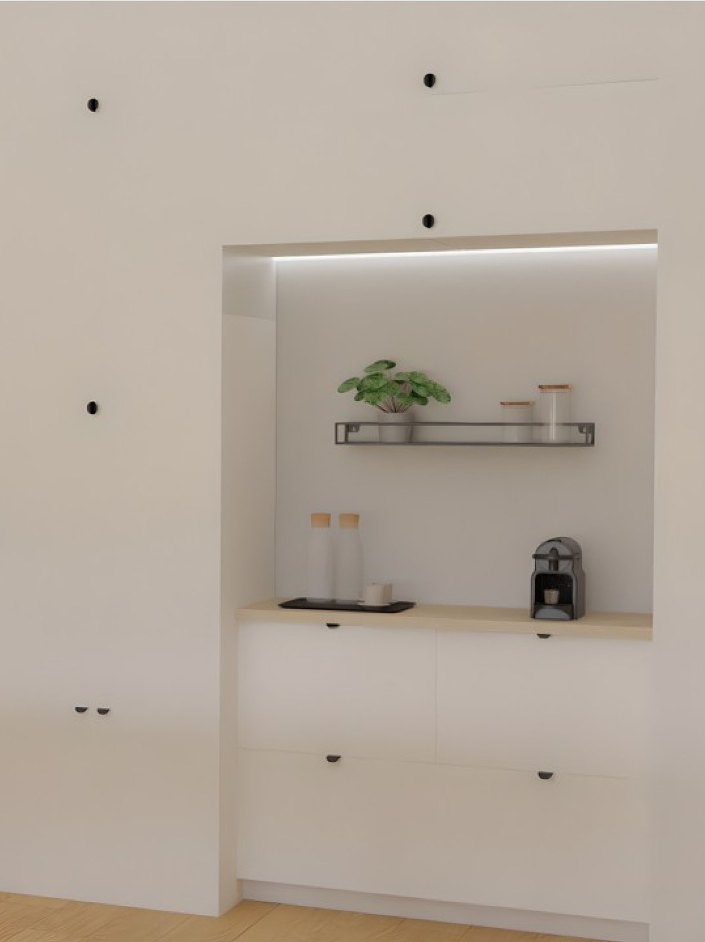 projeto de Design de interiores para negócios de um escritório