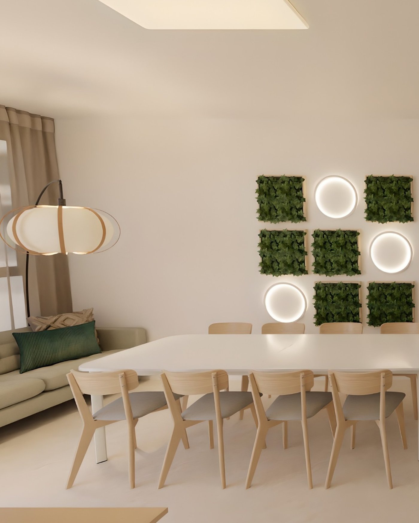 projeto de Design de interiores para negócios de uma empresa de organização de eventos