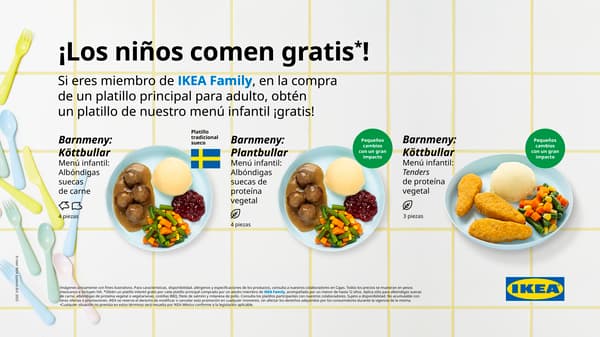 Promoción de Los niños comen gratis con IKEA Family en IKEA Oceanía