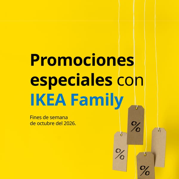Promociones especiales con IKEA Family los fines de semana